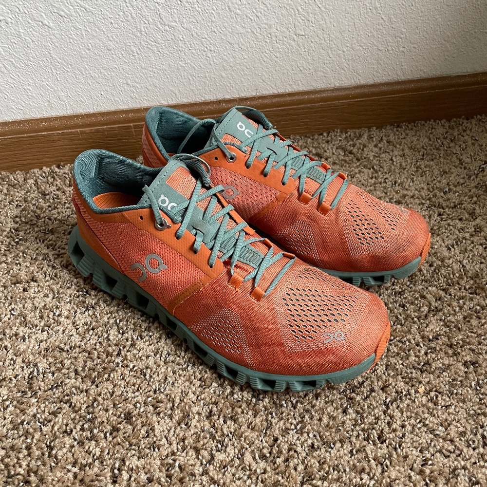On Cloud X 2.0 Orange/Sea Men's Size 9